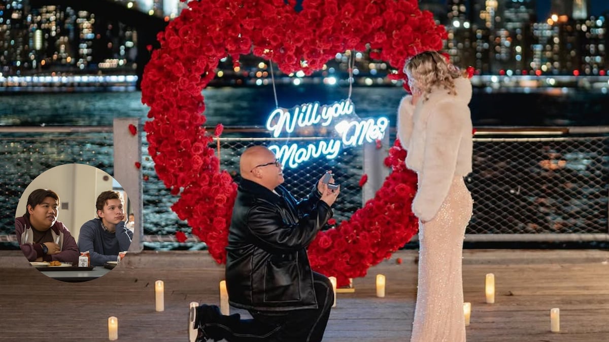 El mejor amigo de Spider-Man, el actor Jacob Batalon se compromete con su novia en Nueva York