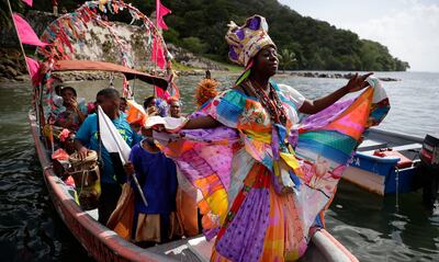 FOTOS: El espíritu de los palenques revive en Panamá con el Festival de la Pollera Congo