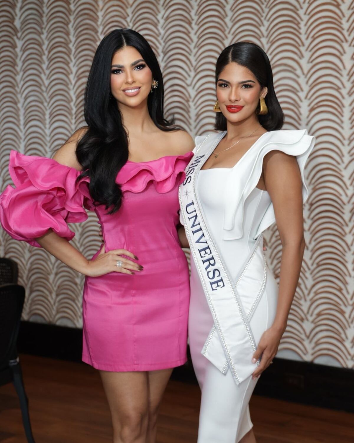 El reencuentro de Miss Universe Panamá, Natasha Vargas, y Miss Universo, Sheynnis Palacios