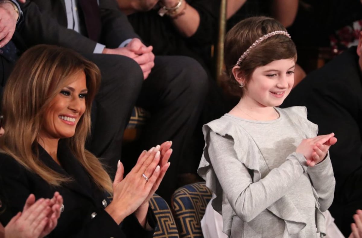 Graice Eline, la niña que venció al cáncer y conmovió al presidente Trump