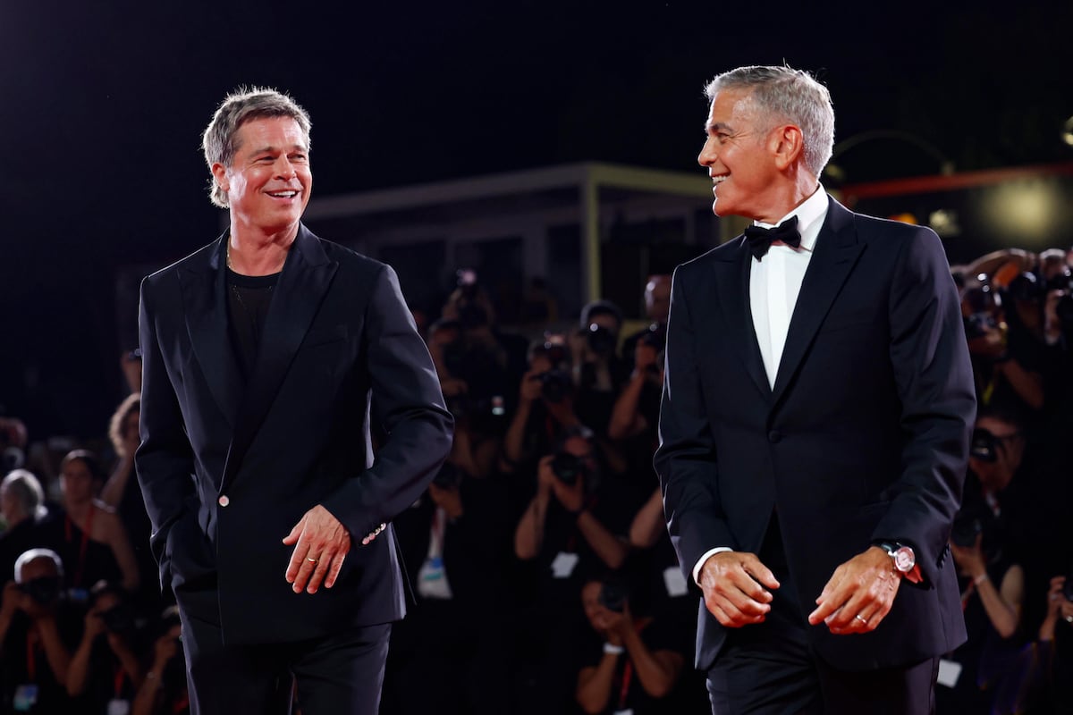 Cita doble: Brad Pitt y George Clooney revolucionan la noche en Venecia