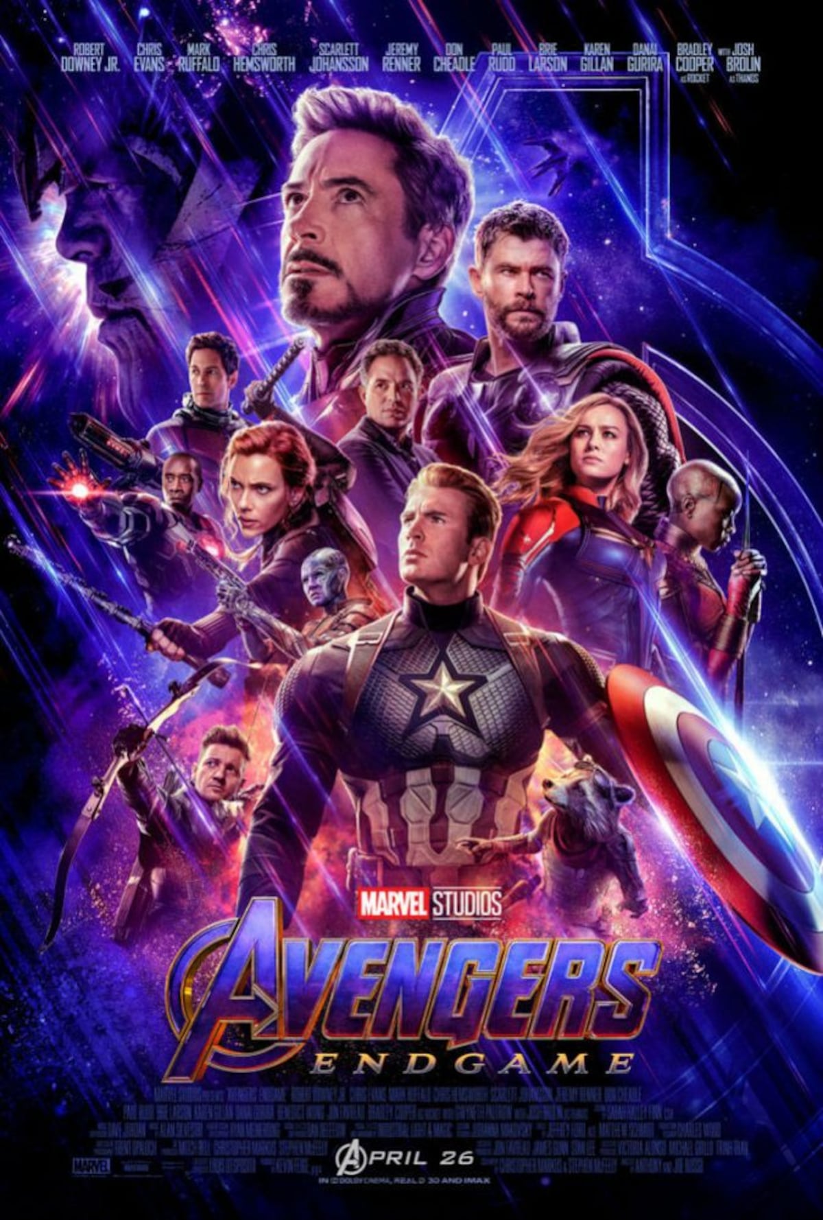 Llegó abril, el mes del estreno de Avengers: Endgame