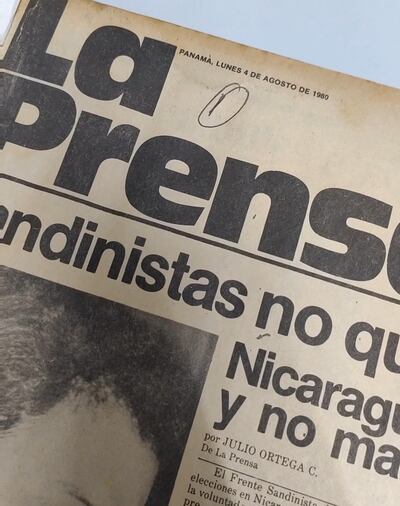 Así era la primera edición de La Prensa publicada hace 42 años. 