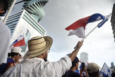 FOTOS. Un 28 de noviembre entre banderas y gritos de ‘Sí se pudo’ en las calles de Panamá