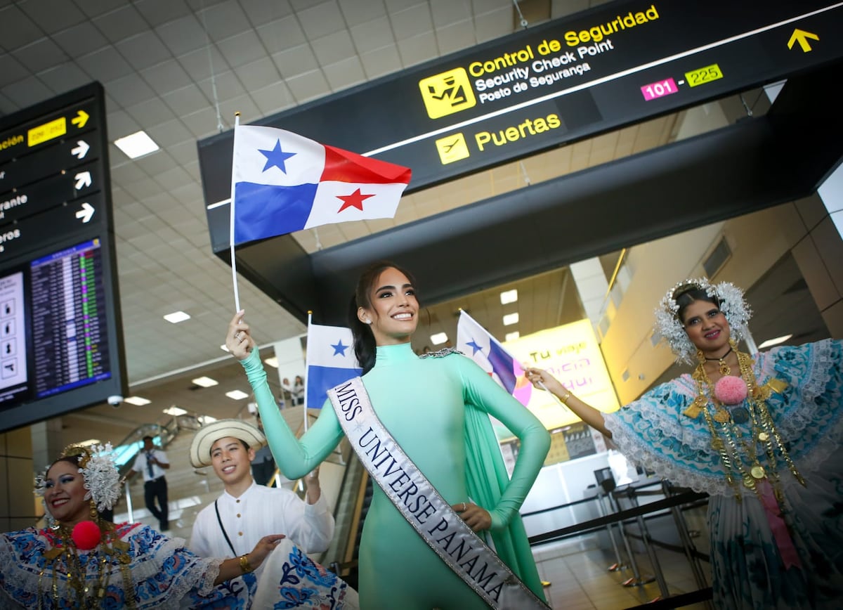 Miss Universo Panamá, Solaris Barba, viaja a Nueva Orleans, sede del certamen este año