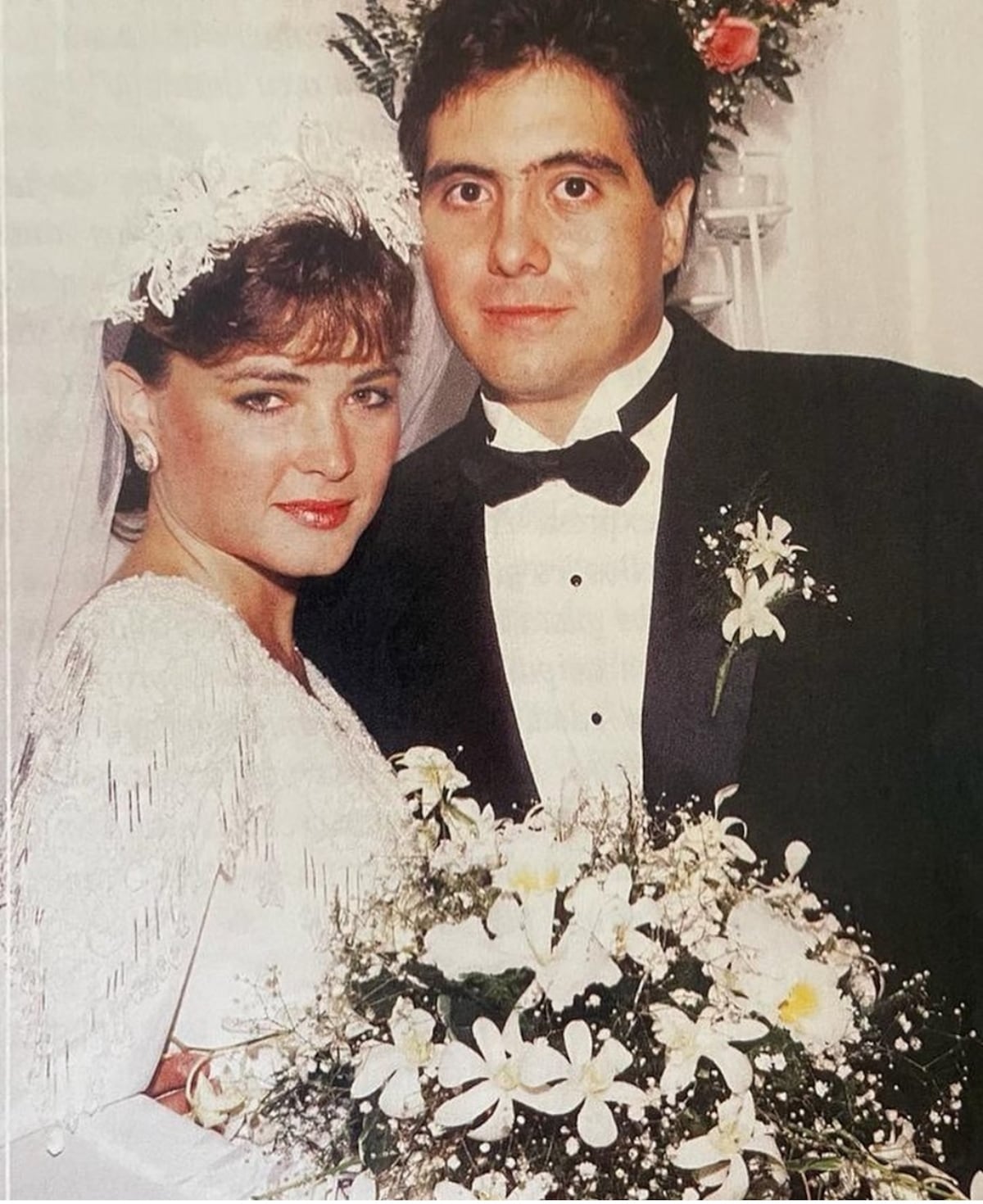 Las fotos de boda de Martín Torrijos y Vivian 32 años después 