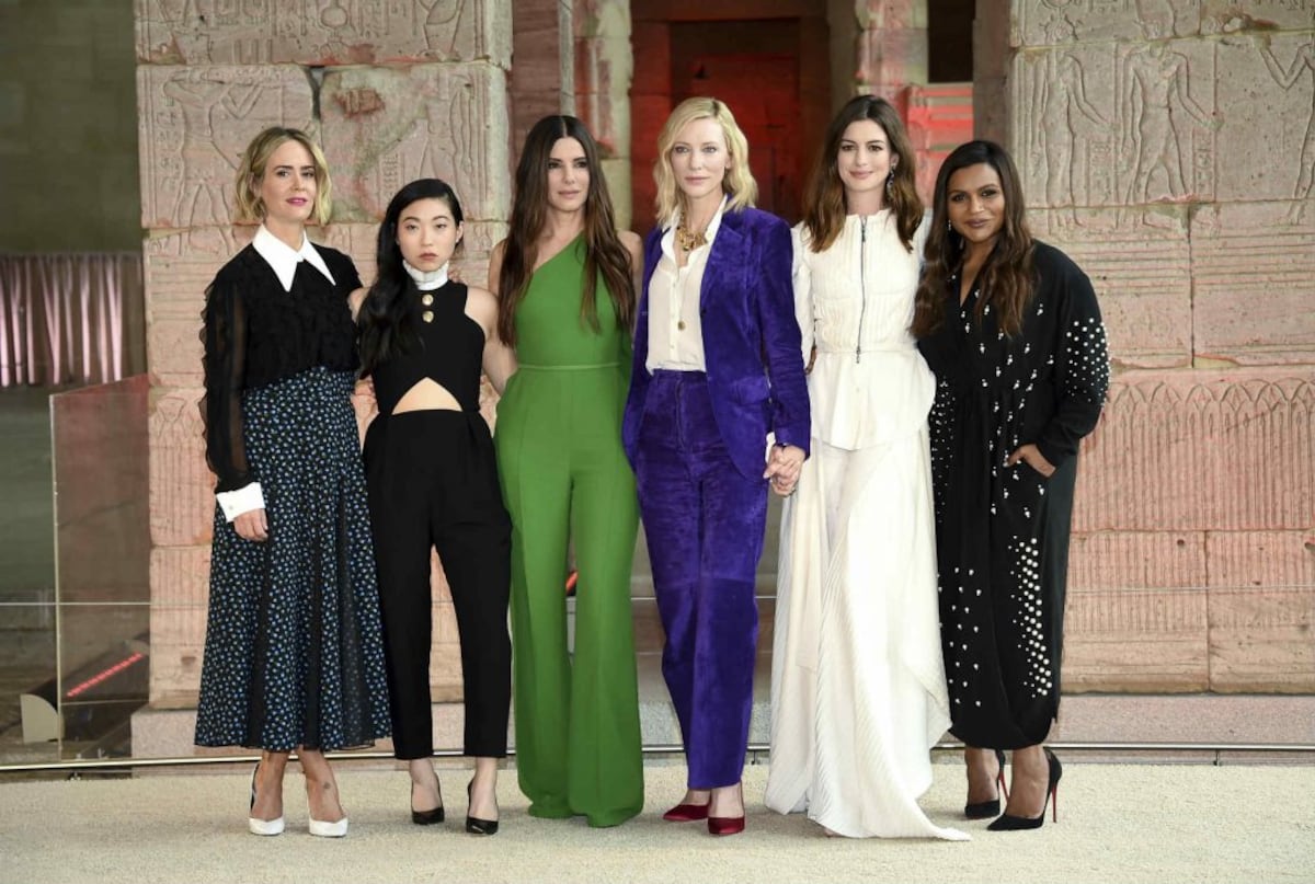 Las protagonistas de la película Ocean’s 8 se toman el MET