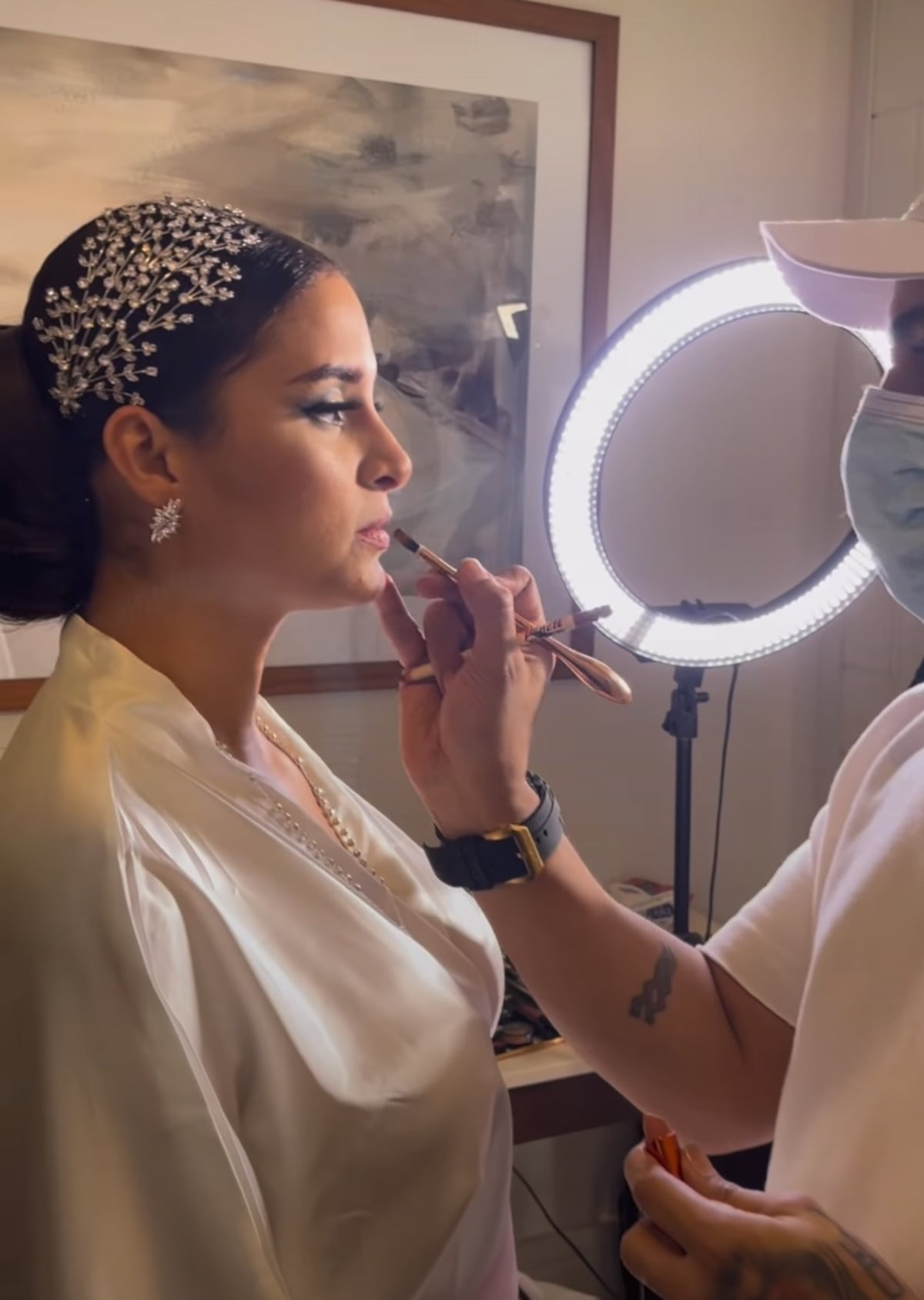 Como una princesa, la boda de la presentadora de tv, Marilú De Icaza