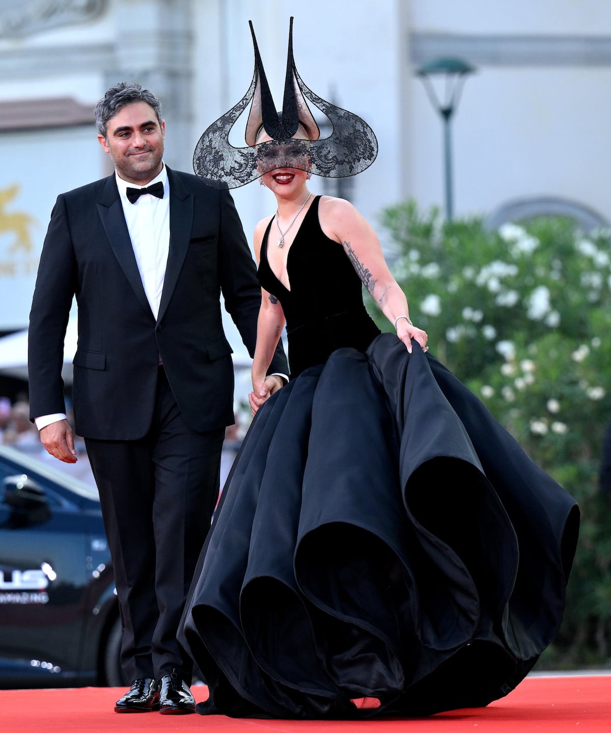 Oh my Gaga: Vestida de Dior, Lady Gaga llega al estreno de Joker 2 en Venecia