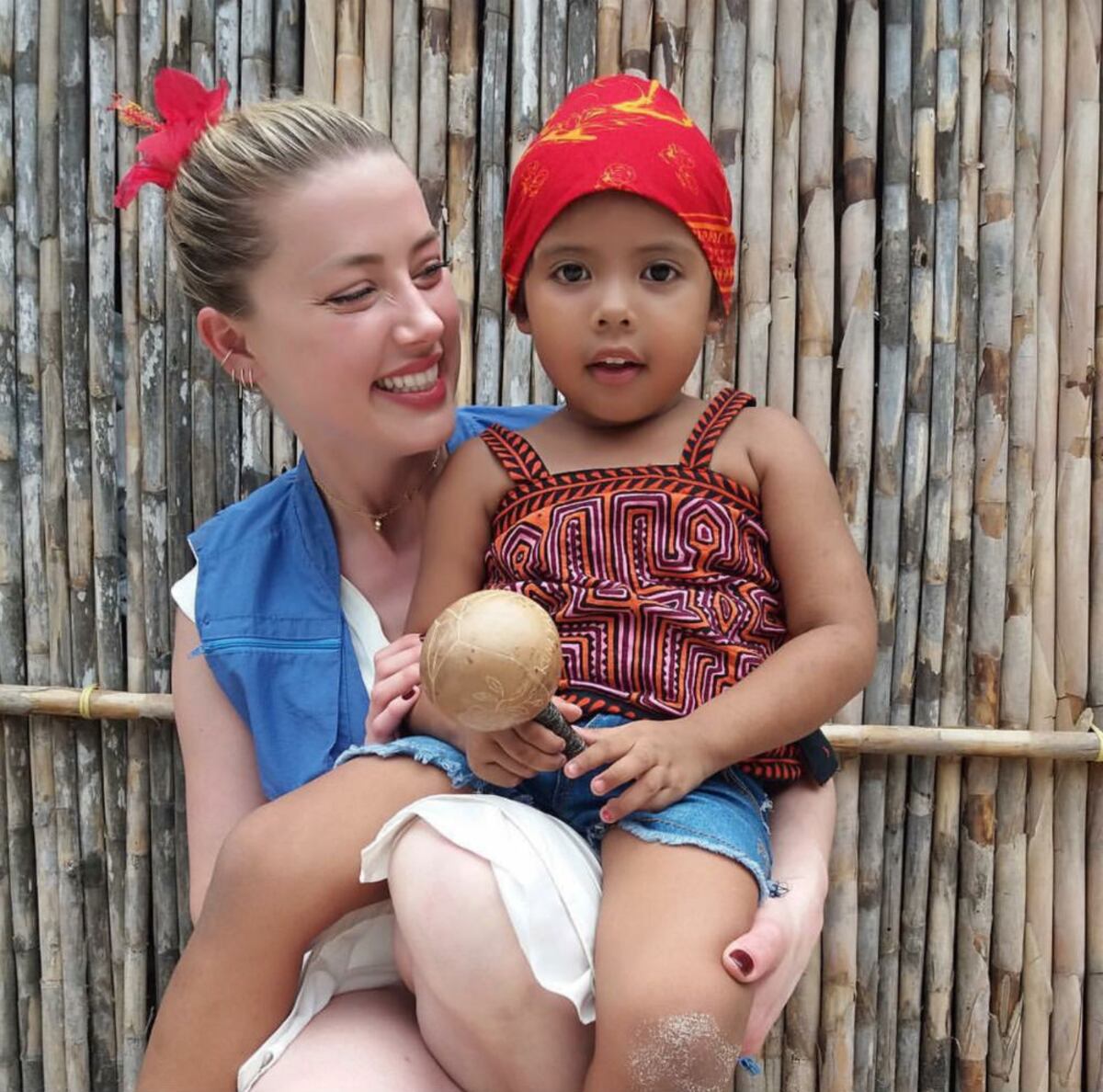 La actriz Amber Heard estuvo de visita en Panamá