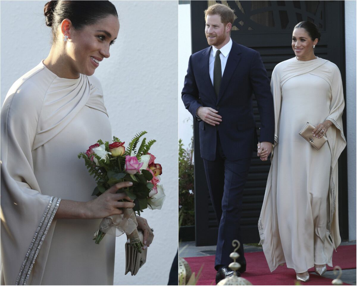 Los ‘looks’ de Meghan, embarazada, en Marruecos