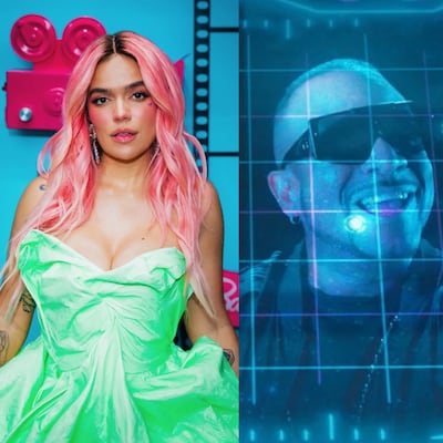 Karol G, una barbie reguetonera, y Aldo Ranks como un Ken panameño, en el video oficial de Watiti