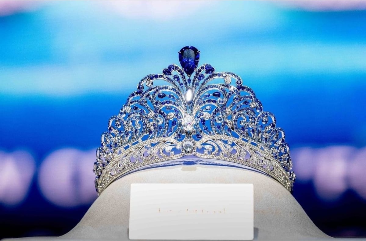 De zafiro y diamantes, esta es la nueva corona de Miss Universo