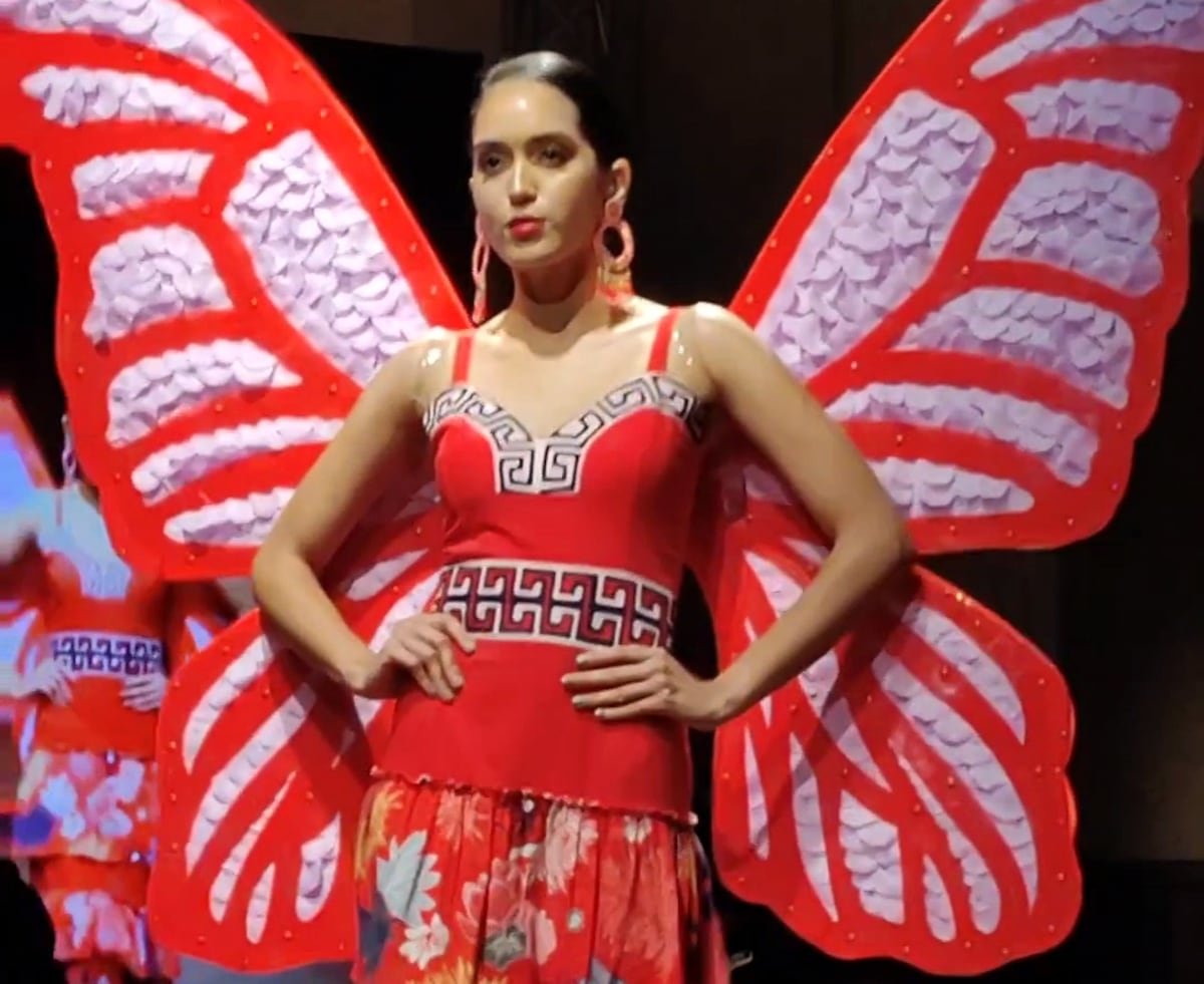 Todas las mariposas de la diseñadora Diana Arcila en Panamá Fashion Week