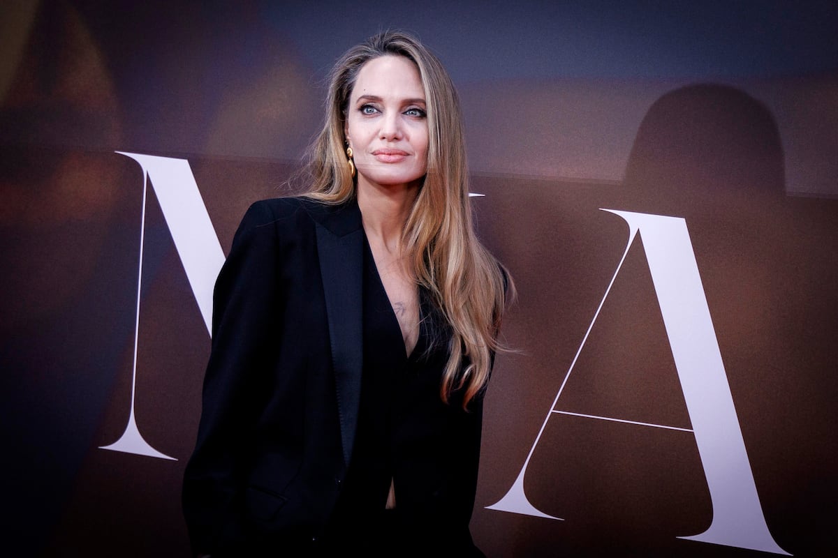 Aura sexi y masculina: Angelina Jolie y su traje de saco negro en el Festival de Cine de Londres