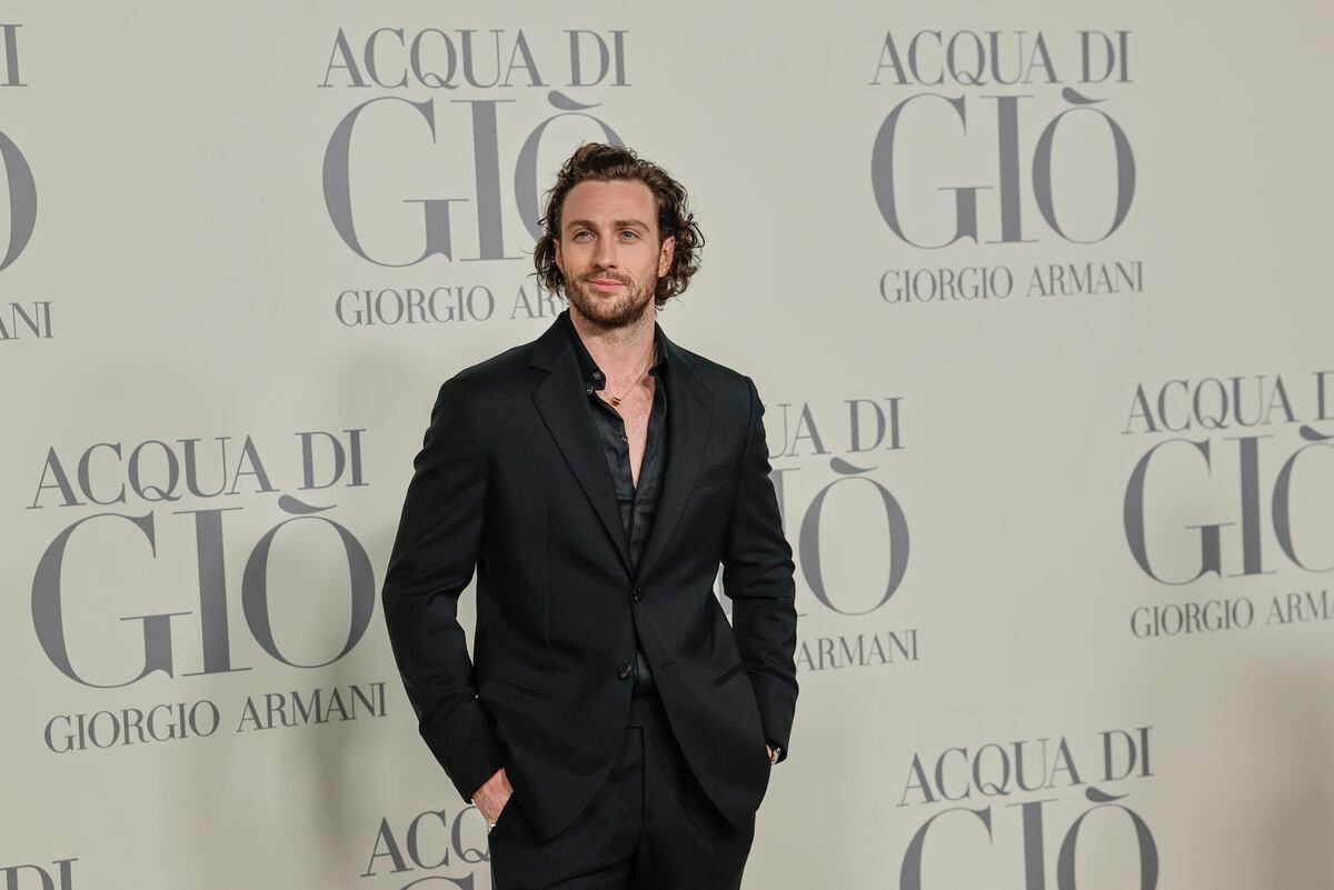 El actor británico Aaron Taylor-Johnson, candidato a ser el próximo James Bond