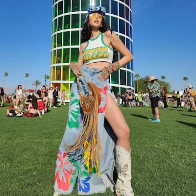 Dayana Sáez, la chitreana y sus ‘looks’ de ensueño en Coachella