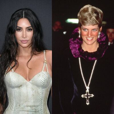 Kim Kardashian es la nueva dueña de una de las joyas más famosas llevada por la princesa Diana