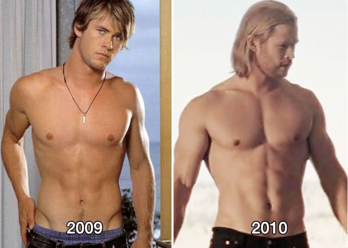 7 fotos que no habías visto del actor Chris Hemsworth (antes de convertirse en Thor)