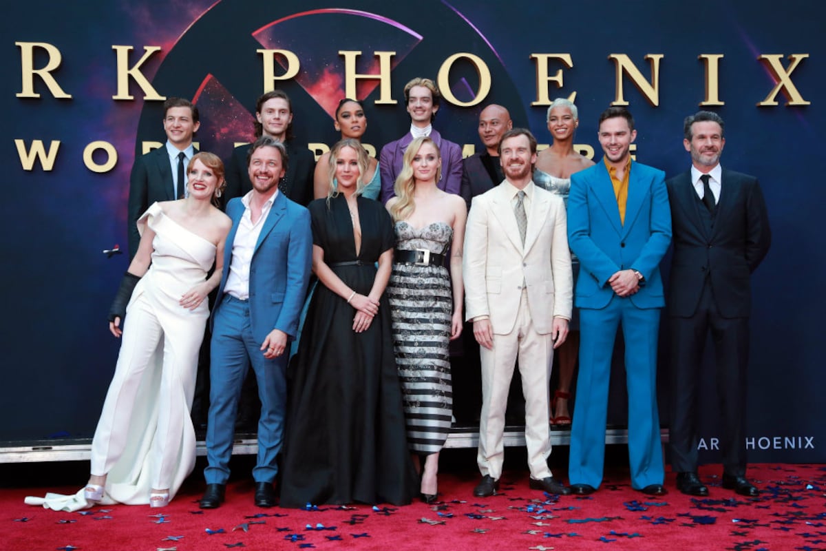 Las estrellas de la alfombra roja de X-Men: Dark Phoenix