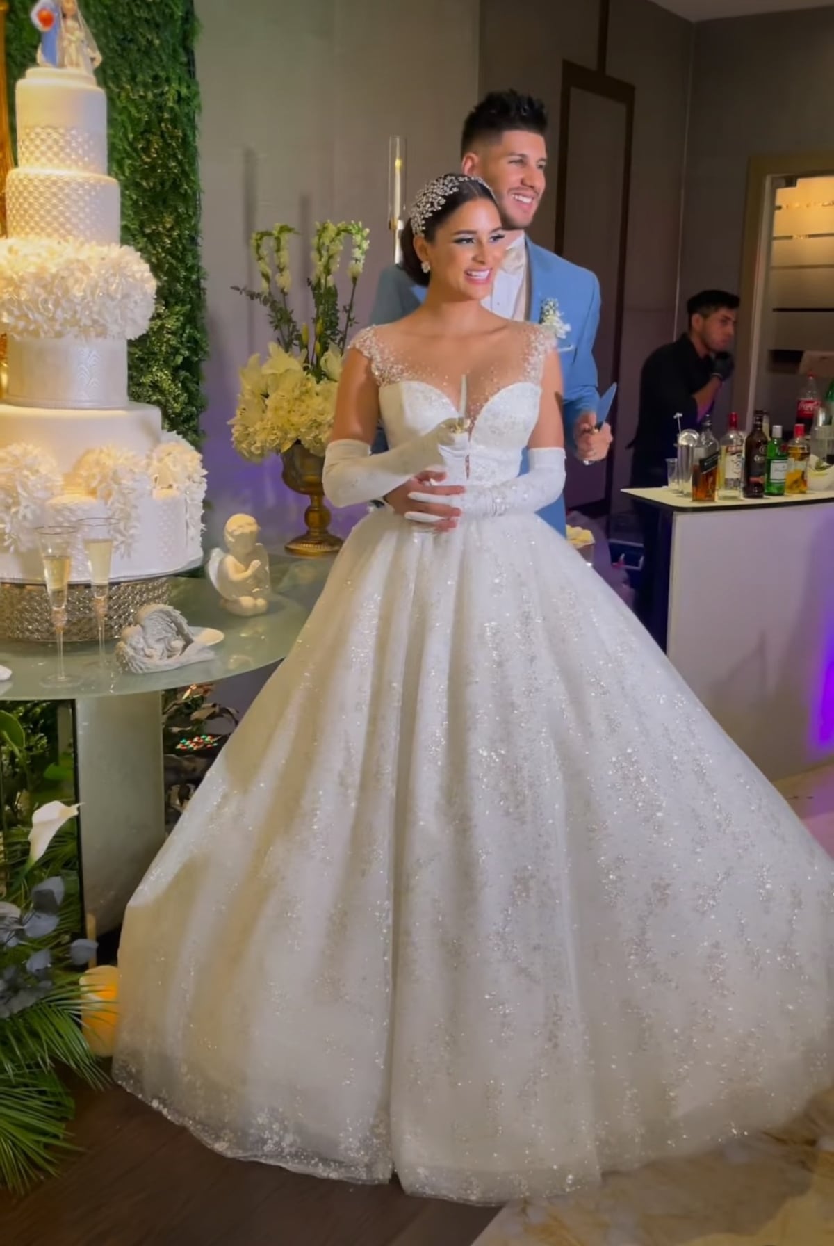 Como una princesa, la boda de la presentadora de tv, Marilú De Icaza