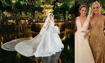 Fotos de la boda de la hija de la presentadora Karen Chalmers 