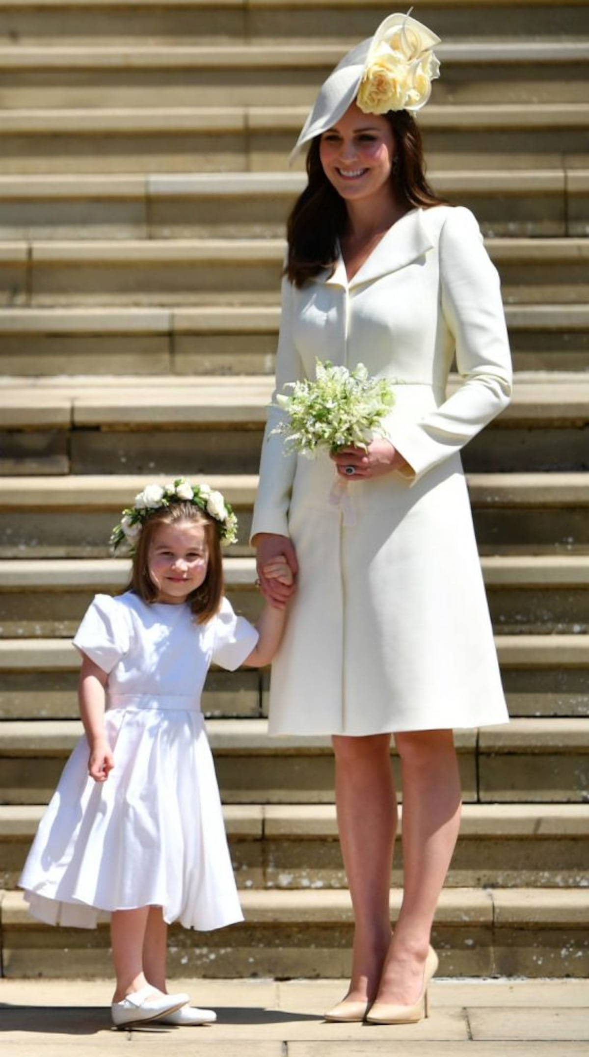 Los duques de Cambridge en el enlace de Harry y Meghan