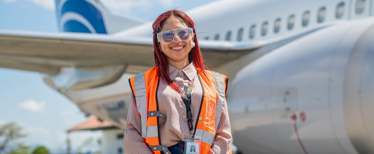 De asistente técnico a ingeniera de mantenimiento de aeronaves en Copa Airlines