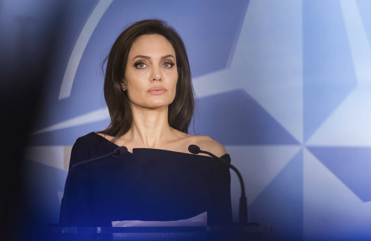 La actriz Angelina Jolie, ¿en la política?