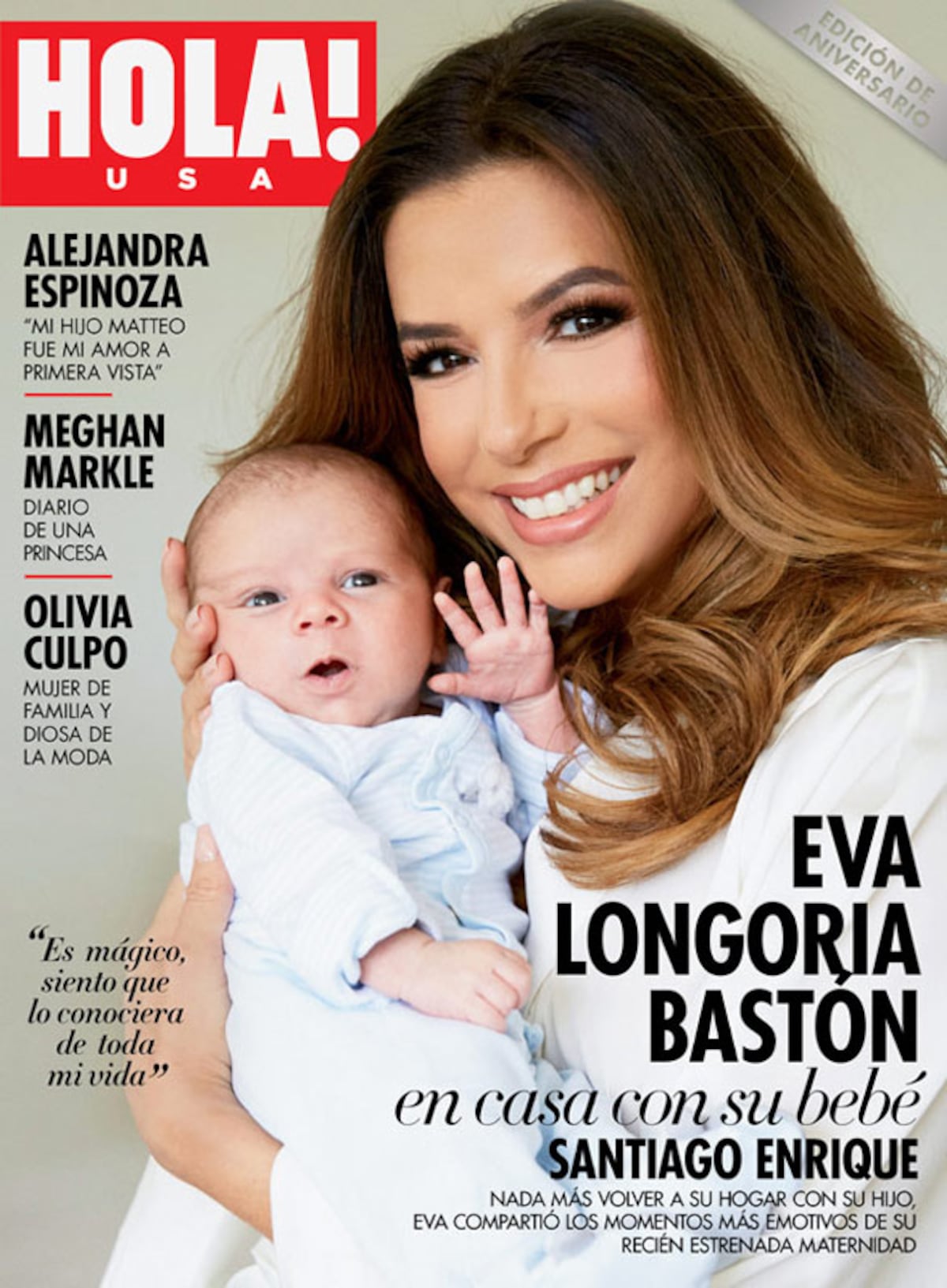 Eva Longoria presenta oficialmente a su bebé Santiago Enrique