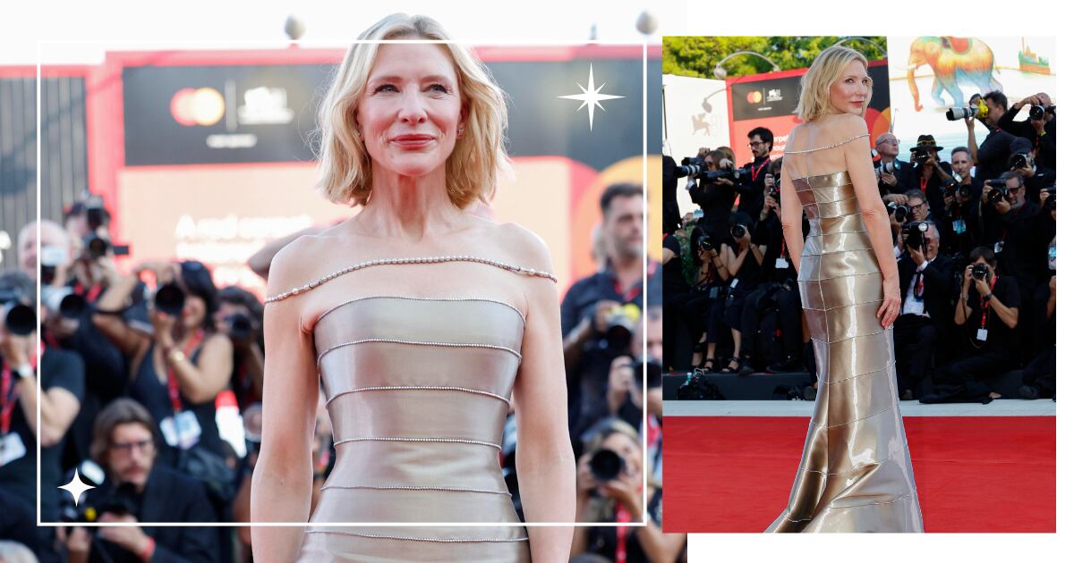 Cate Blanchett y su vestido de Armani Privé para la ceremonia de inauguración del Festival de cine de Venecia