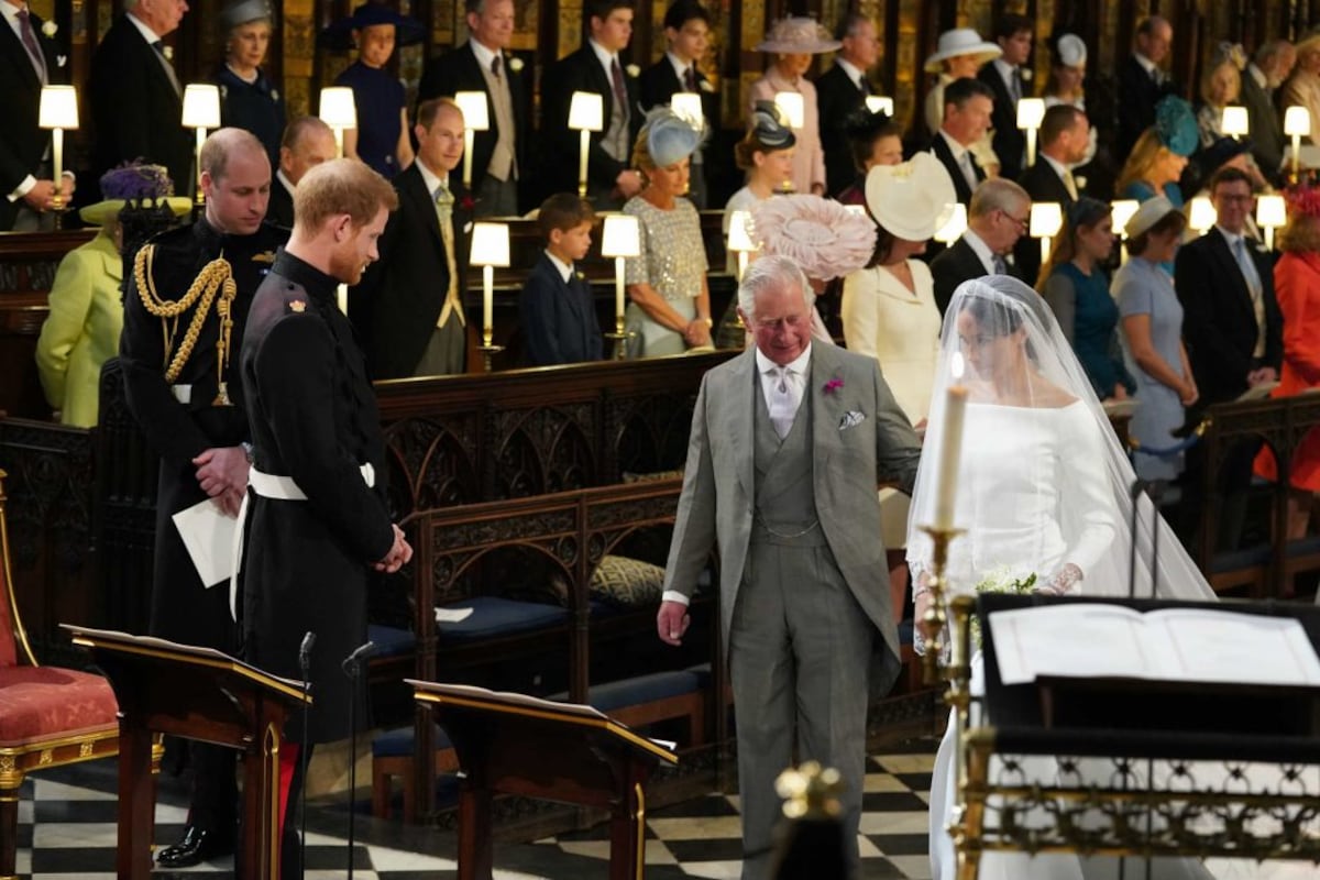 Momentos de amor en la ceremonia real