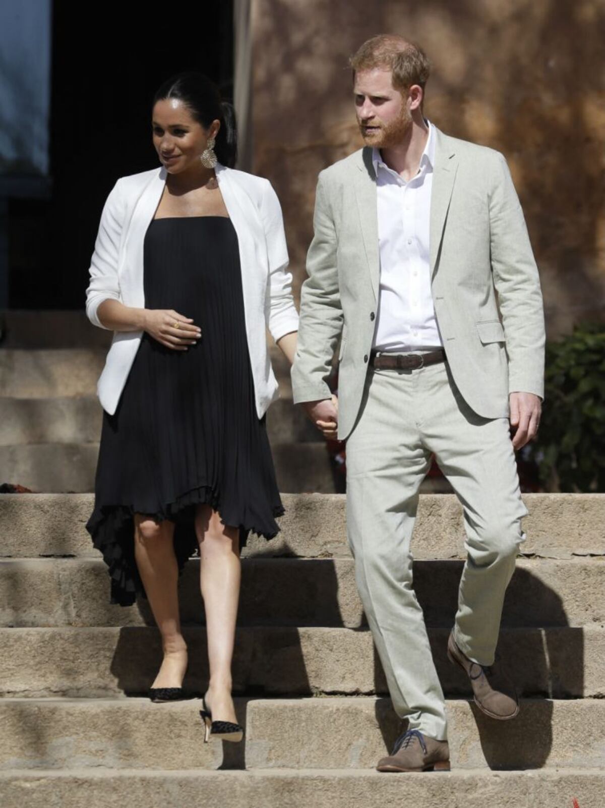 Los ‘looks’ de Meghan, embarazada, en Marruecos