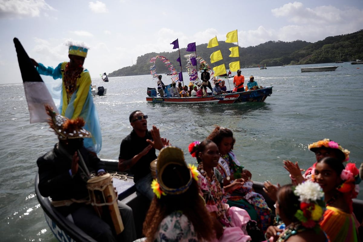 FOTOS: El espíritu de los palenques revive en Panamá con el Festival de la Pollera Congo