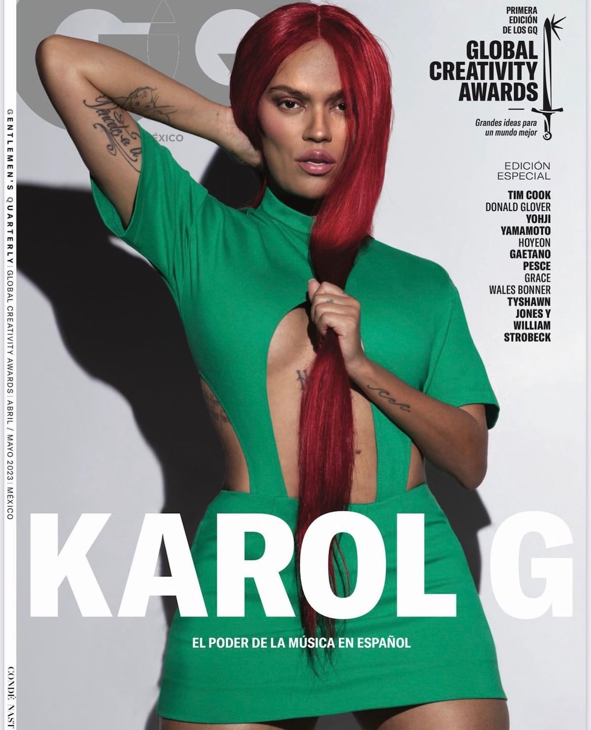 ‘Mi cara no se ve así, mi cuerpo no se ve así', Karol G se molesta con revista GQ por exceso de retoques en sus fotos