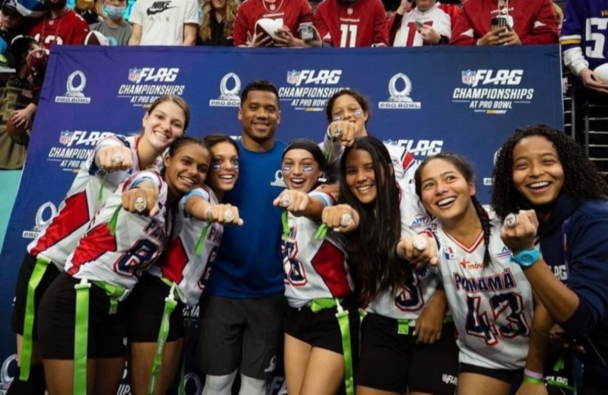 Panameñas, las nuevas campeonas de flag football de la NFL