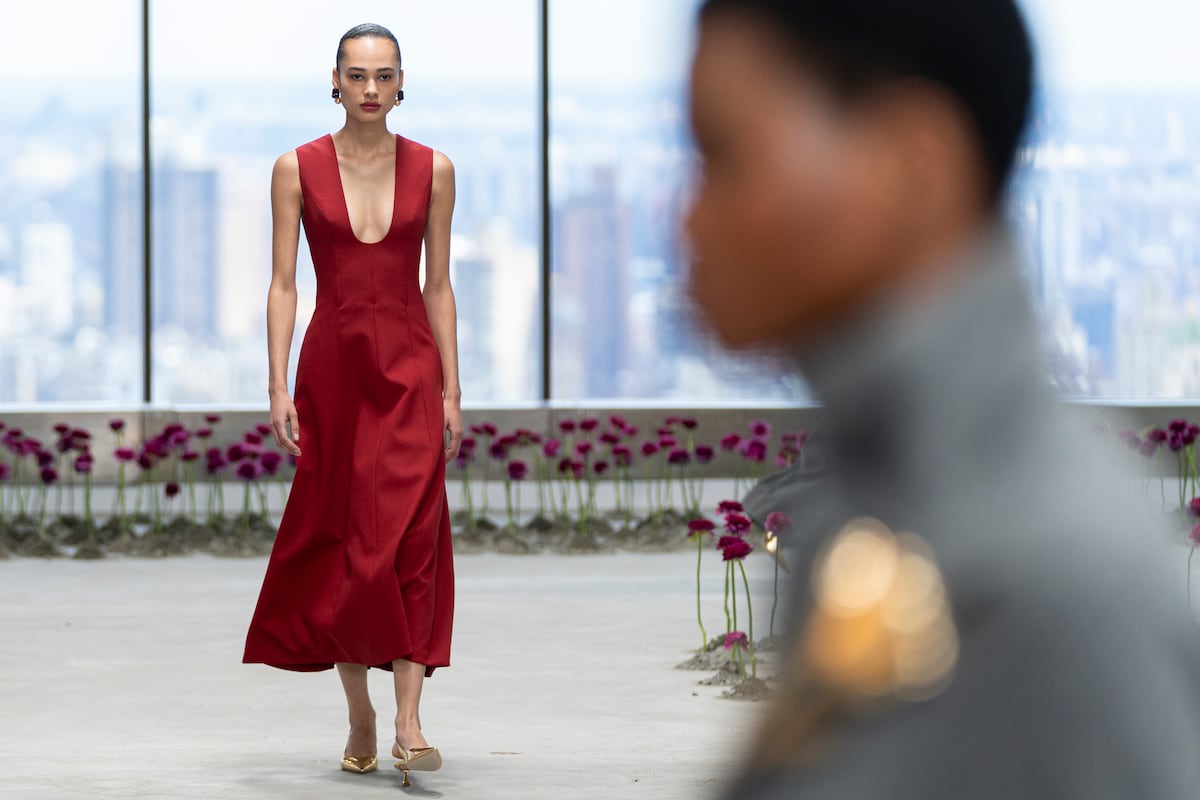 Carolina Herrera y su jardín de brillos y colores en la semana de moda de Nueva York