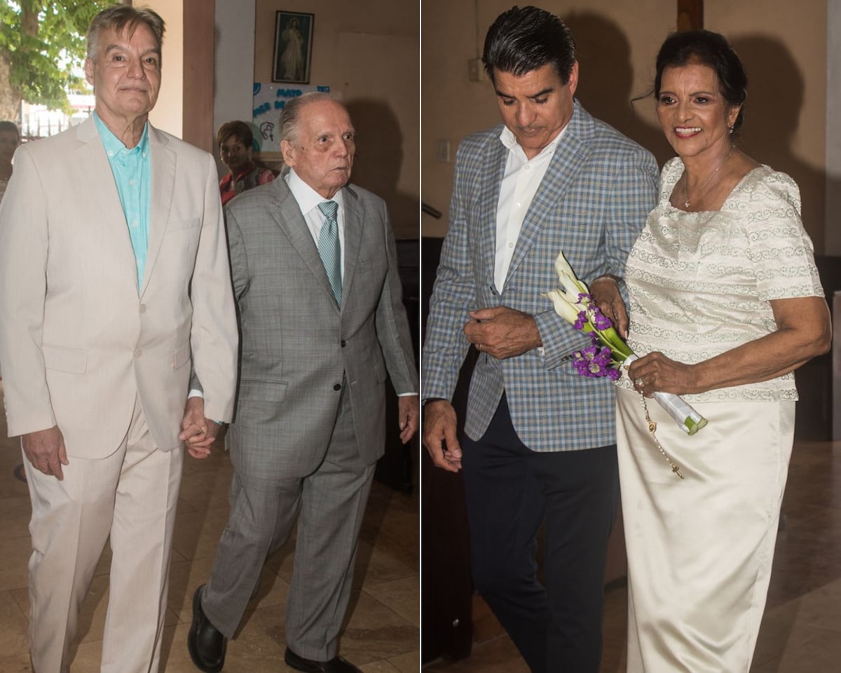 Después de 55 años, estos abuelitos en Panamá sellaron su amor en el altar