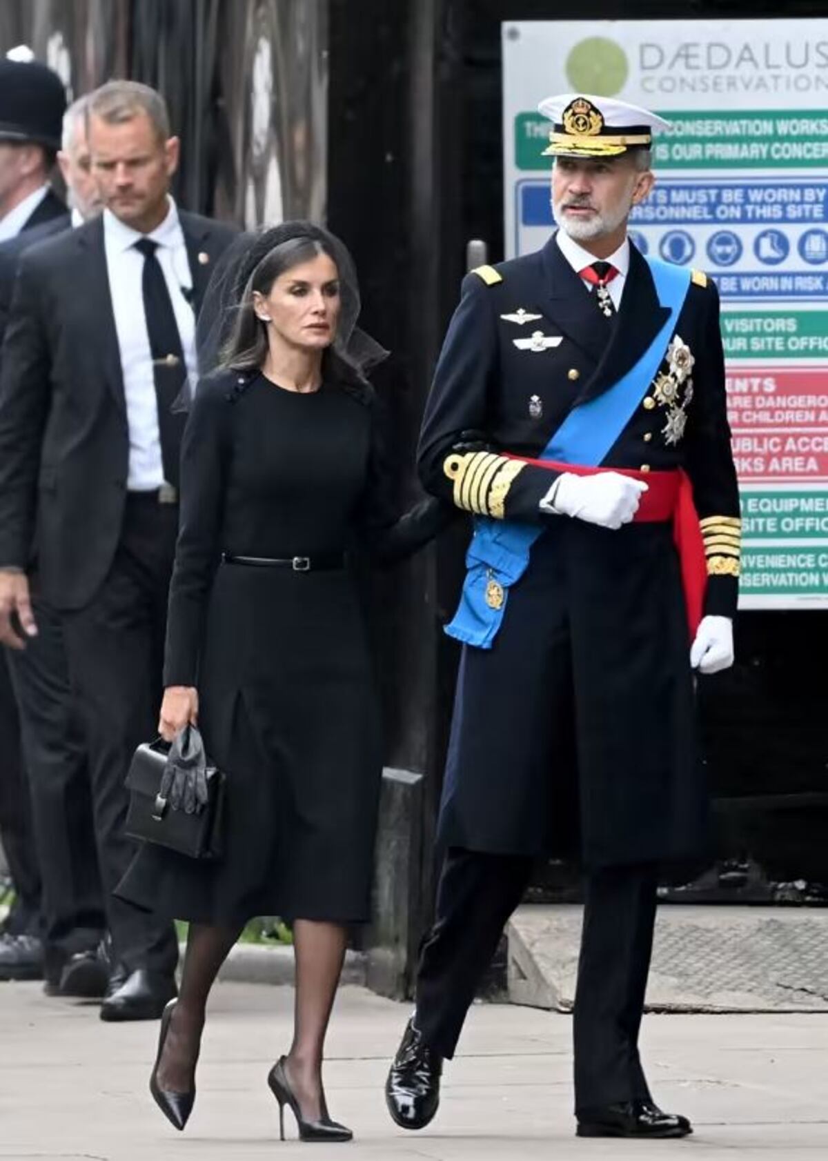 Invitados al funeral de la reina Isabel II en la capilla de Windsor