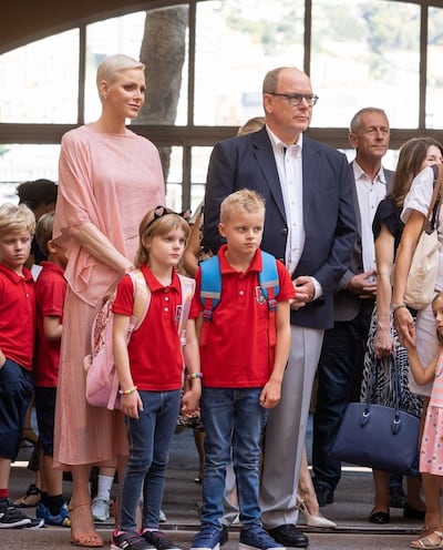 Los hijos de Charlene y Alberto de Mónaco en su primer día de escuela