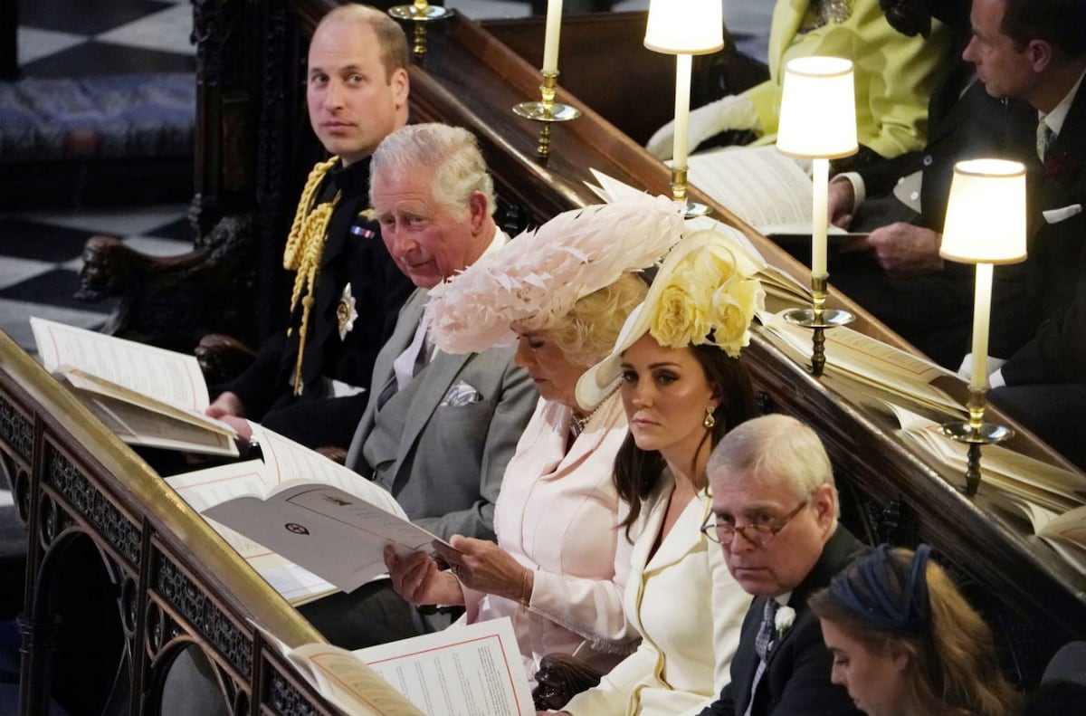 Los duques de Cambridge en el enlace de Harry y Meghan