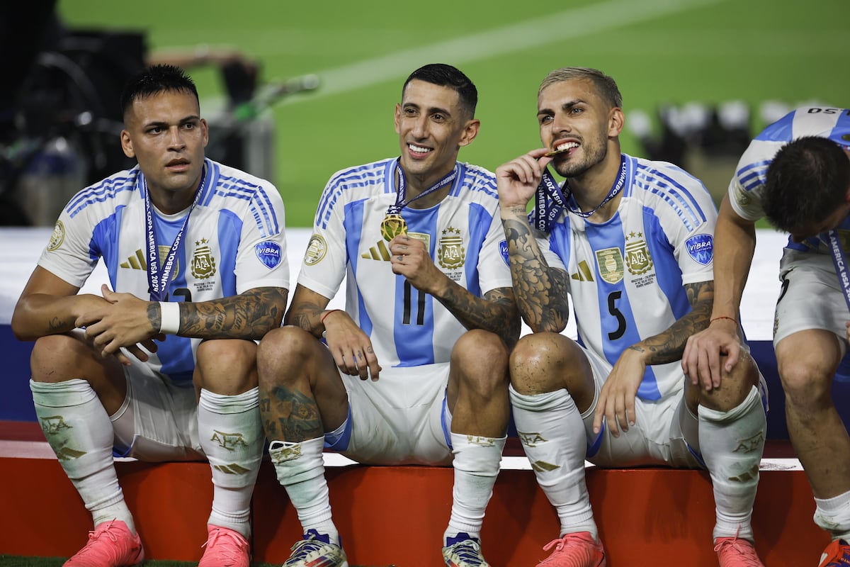 10 fotos de la celebración de Argentina en la Copa América 2024