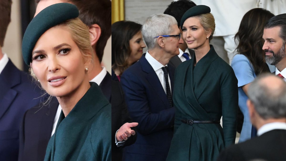 Ivanka Trump deslumbró con un estilo royal de Dior en la investidura de su padre Donald Trump 