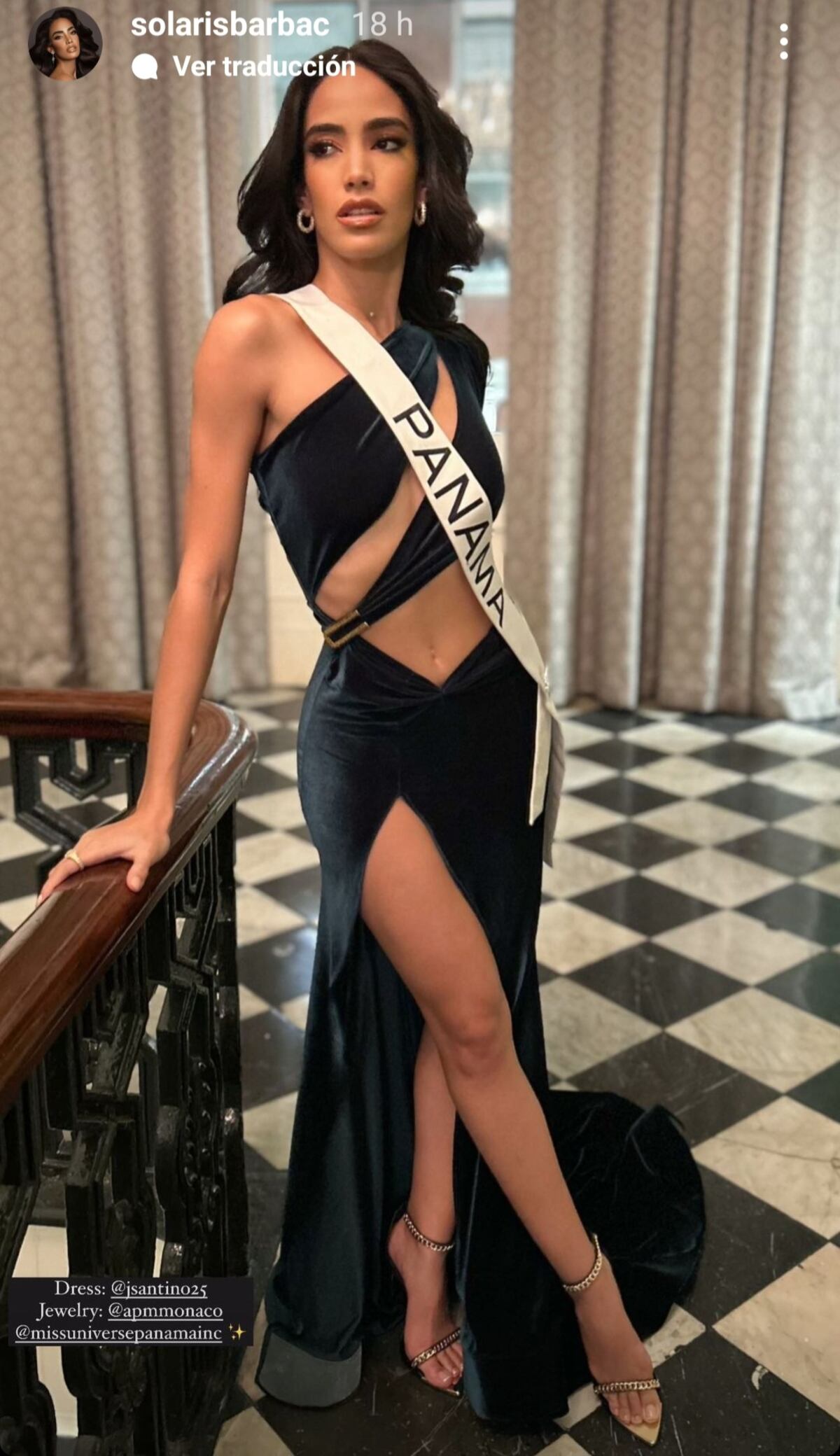 El vestido de Panamá en Miss Universo creado por un diseñador de Bocas del Toro