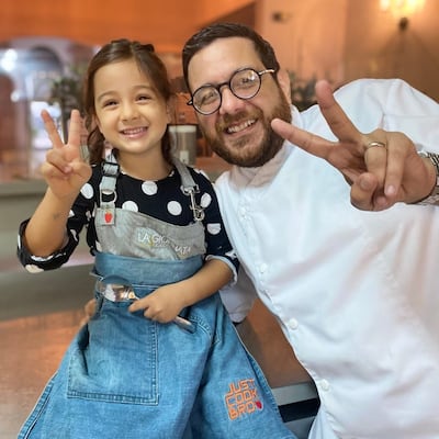 ‘Papá, ¿puedo cocinar contigo?’, el chef Enrique Fernández y su hija Antonella