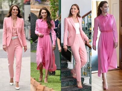 Kate, princesa de Gales, y sus looks en rosa