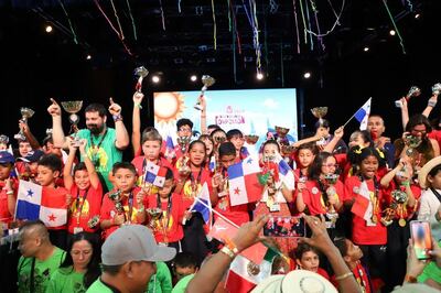 49 niños y niñas de Panamá se alzaron campeones en el Mundial de Cálculo Mental de Madrid 2024