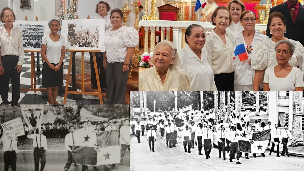 Las estudiantes mujeres que marcharon el 9 de enero de 1964