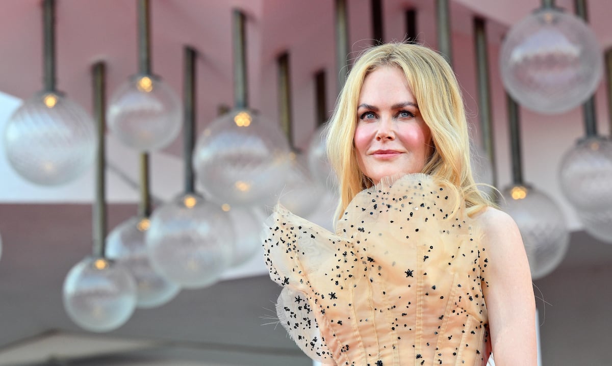 Directo de la pasarela: Nicole Kidman y su vestido de alta costura de Schiaparelli para el Festival de Venecia