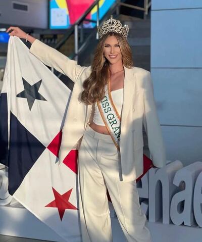 La panameña Lala de Sanctis y otras misses de Miss Universo que ahora compiten en Miss Grand Internacional